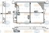 HELLA 8FC 351 317-331 Condenser, air conditioning